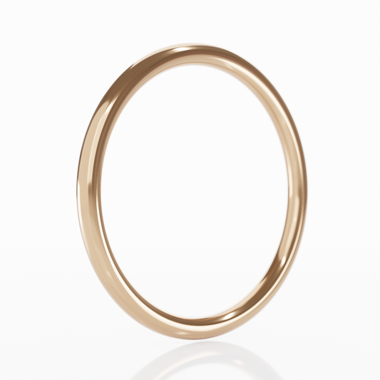 10k Pure Gold Stacking Ring (Rose Gold)
