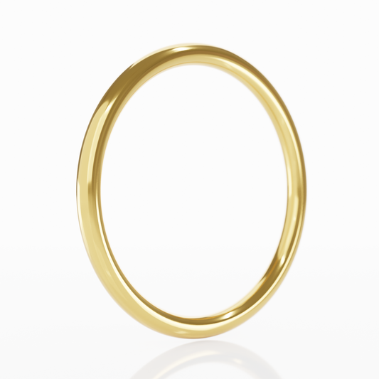 10k Pure Gold Stacking Ring