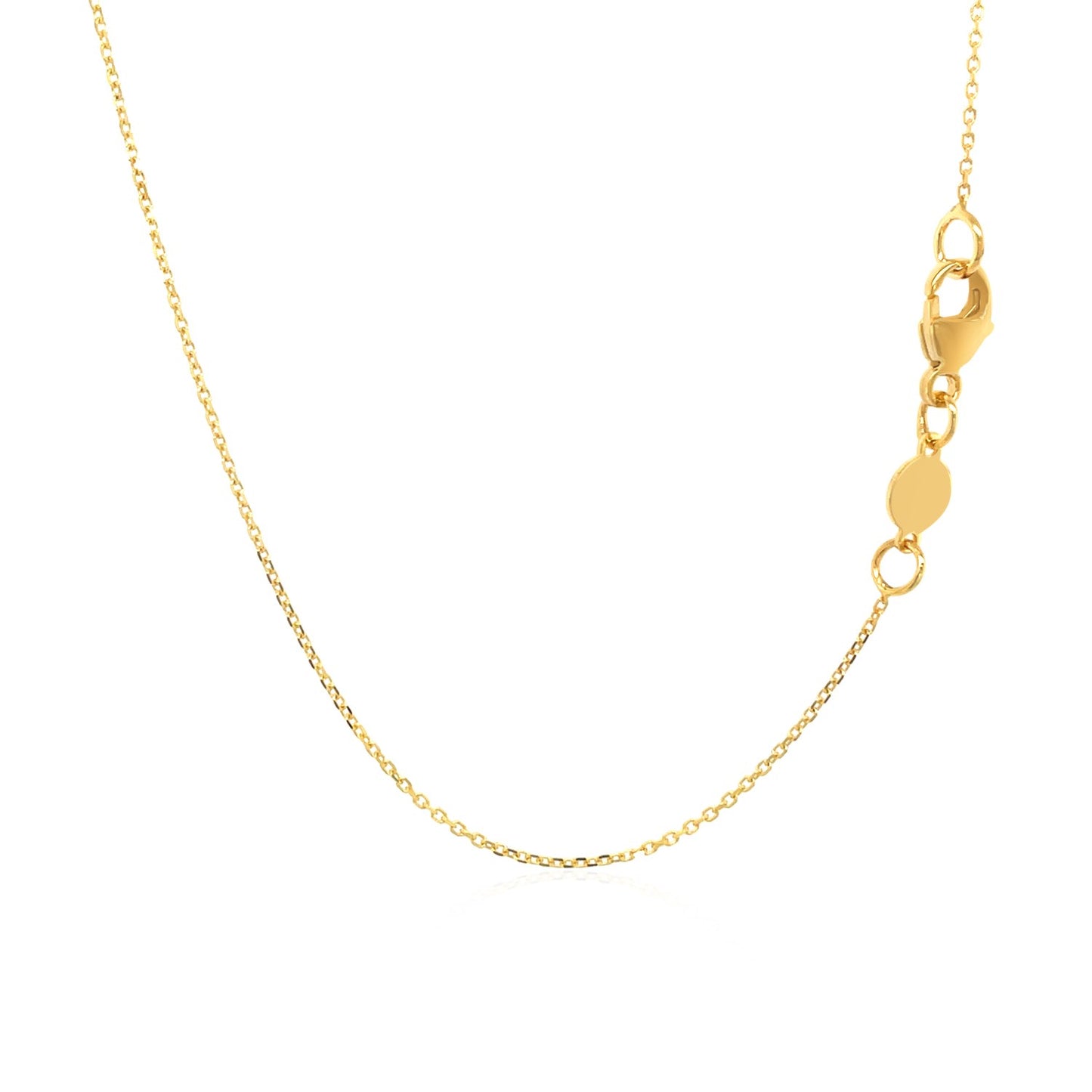 14k Yellow Gold Script LOVE Necklace